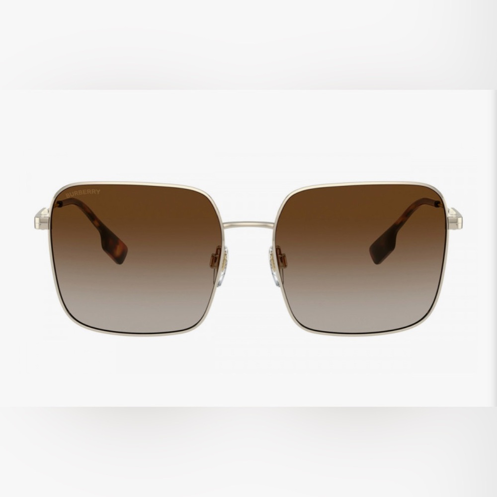 Burberry JUDE Sunglasses BE3119 110913 58mm Gold / Brown Gradient Lens